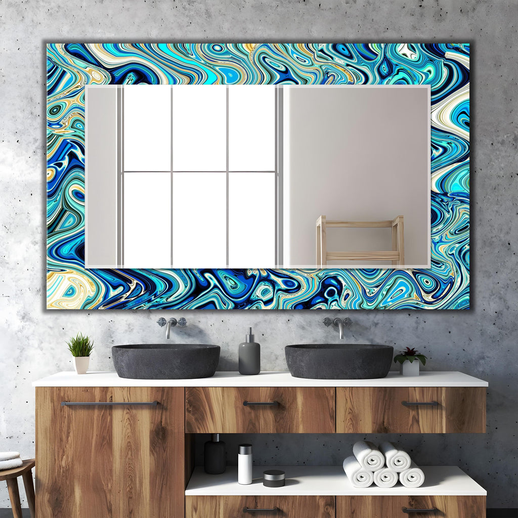 Customizable Mirror, Wall Art as Mirror | Decorative Mirror | Large Statement Mirror
