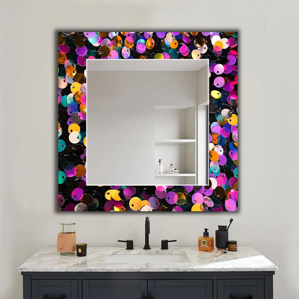 Customizable Mirror, Wall Art as Mirror | Decorative Mirror | Large Statement Mirror
