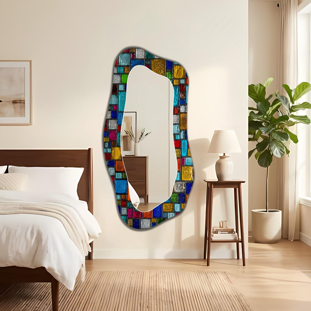 Customizable Mirror, Wall Art as Mirror | Decorative Mirror | Large Statement Mirror