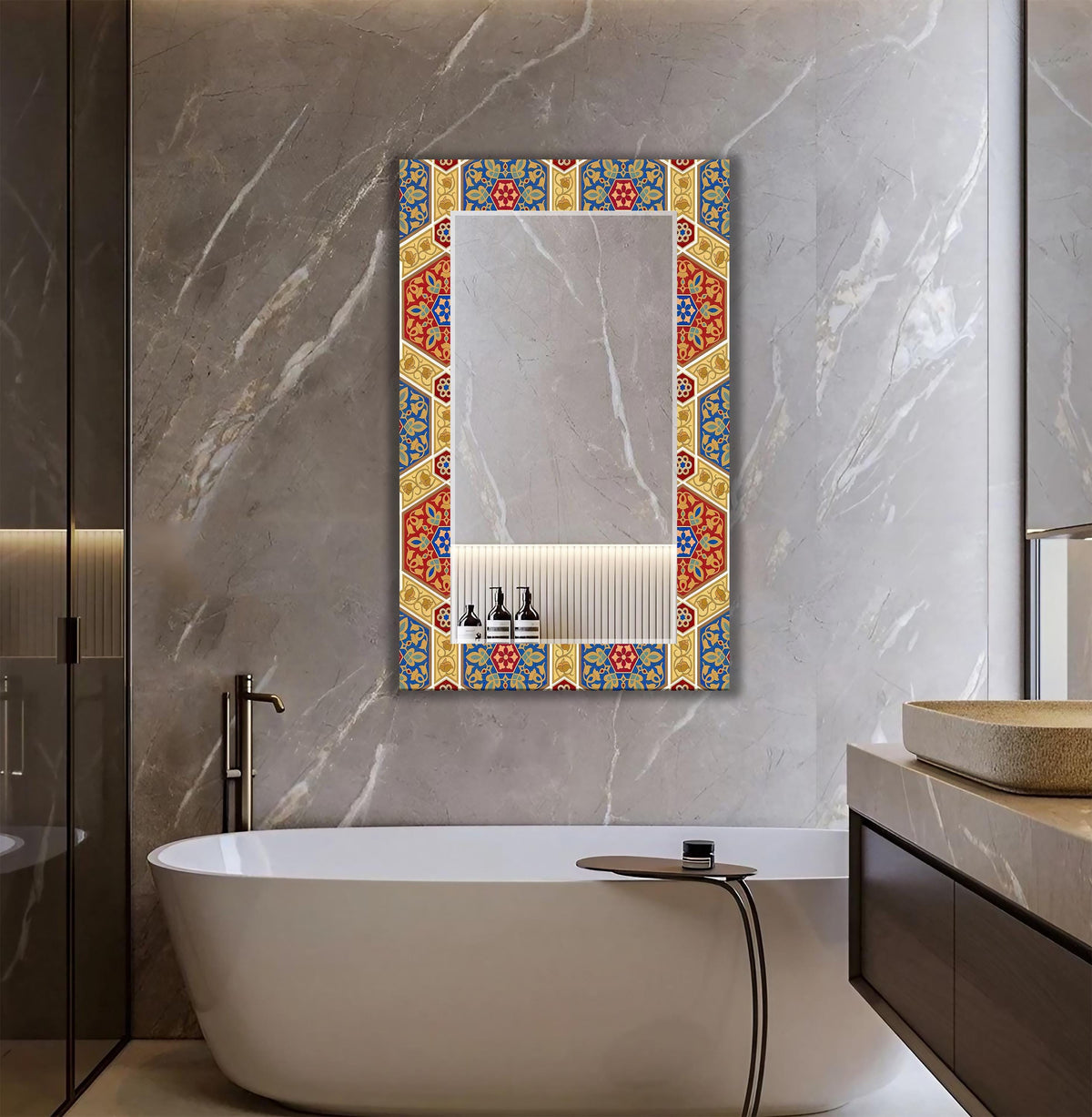 Customizable Mirror, Wall Art as Mirror | Decorative Mirror | Large Statement Mirror