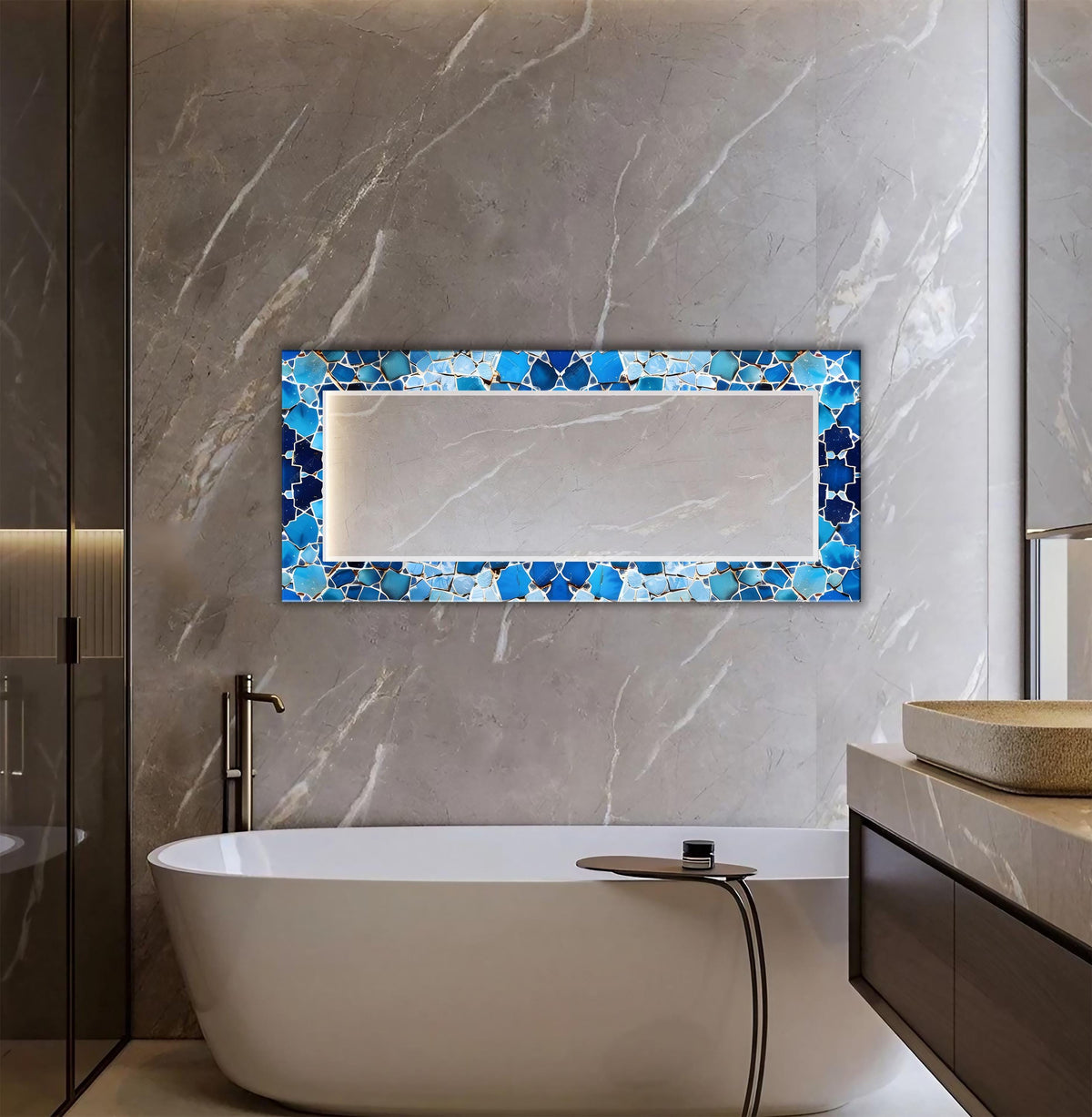 Customizable Mirror, Wall Art as Mirror | Decorative Mirror | Large Statement Mirror