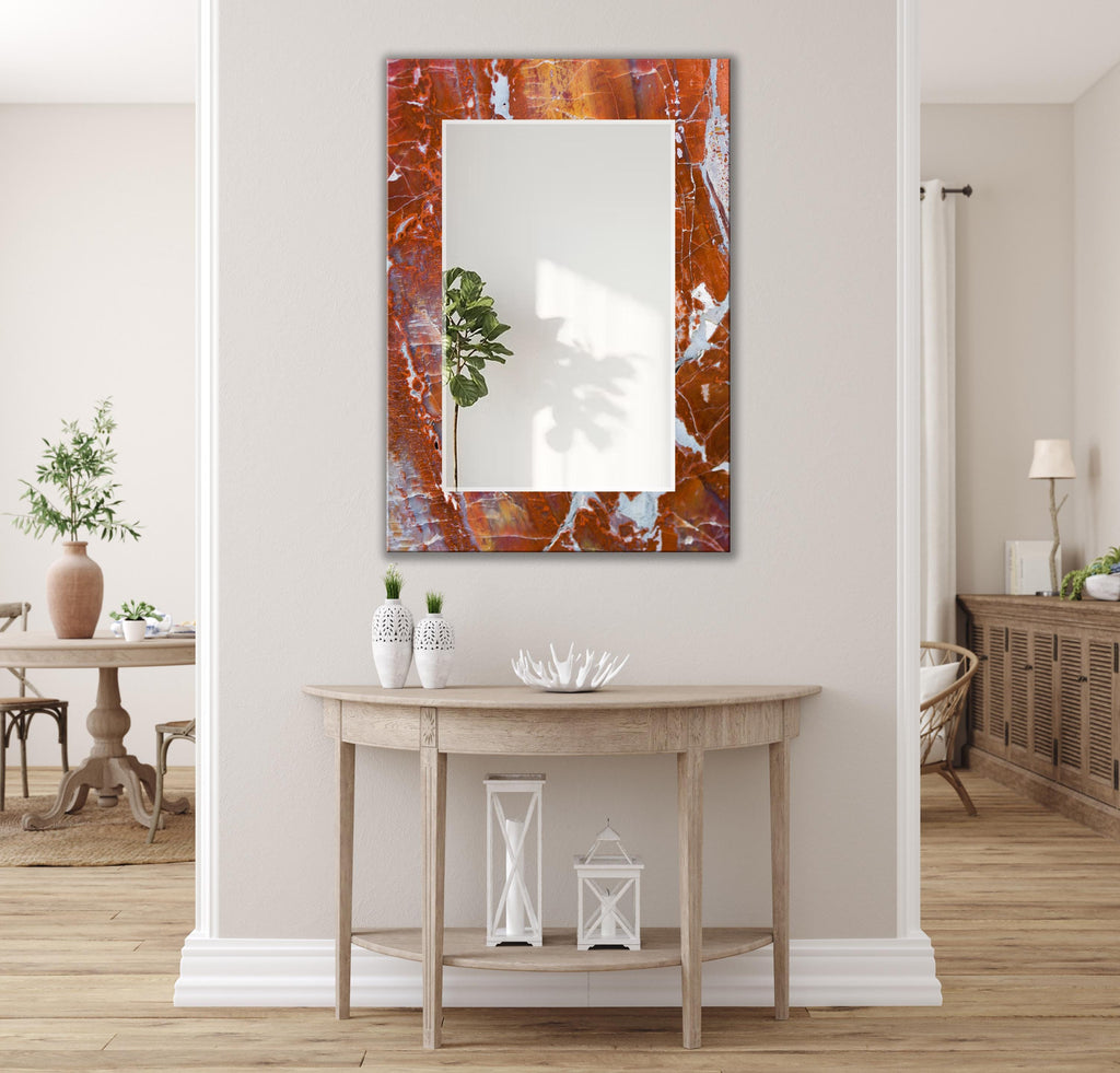 Customizable Mirror, Wall Art as Mirror | Decorative Mirror | Large Statement Mirror
