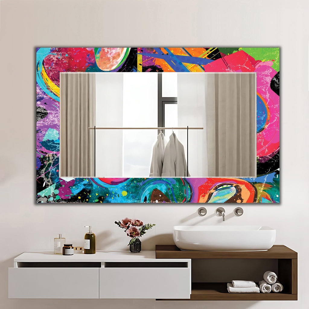 Customizable Mirror, Wall Art as Mirror | Decorative Mirror | Large Statement Mirror