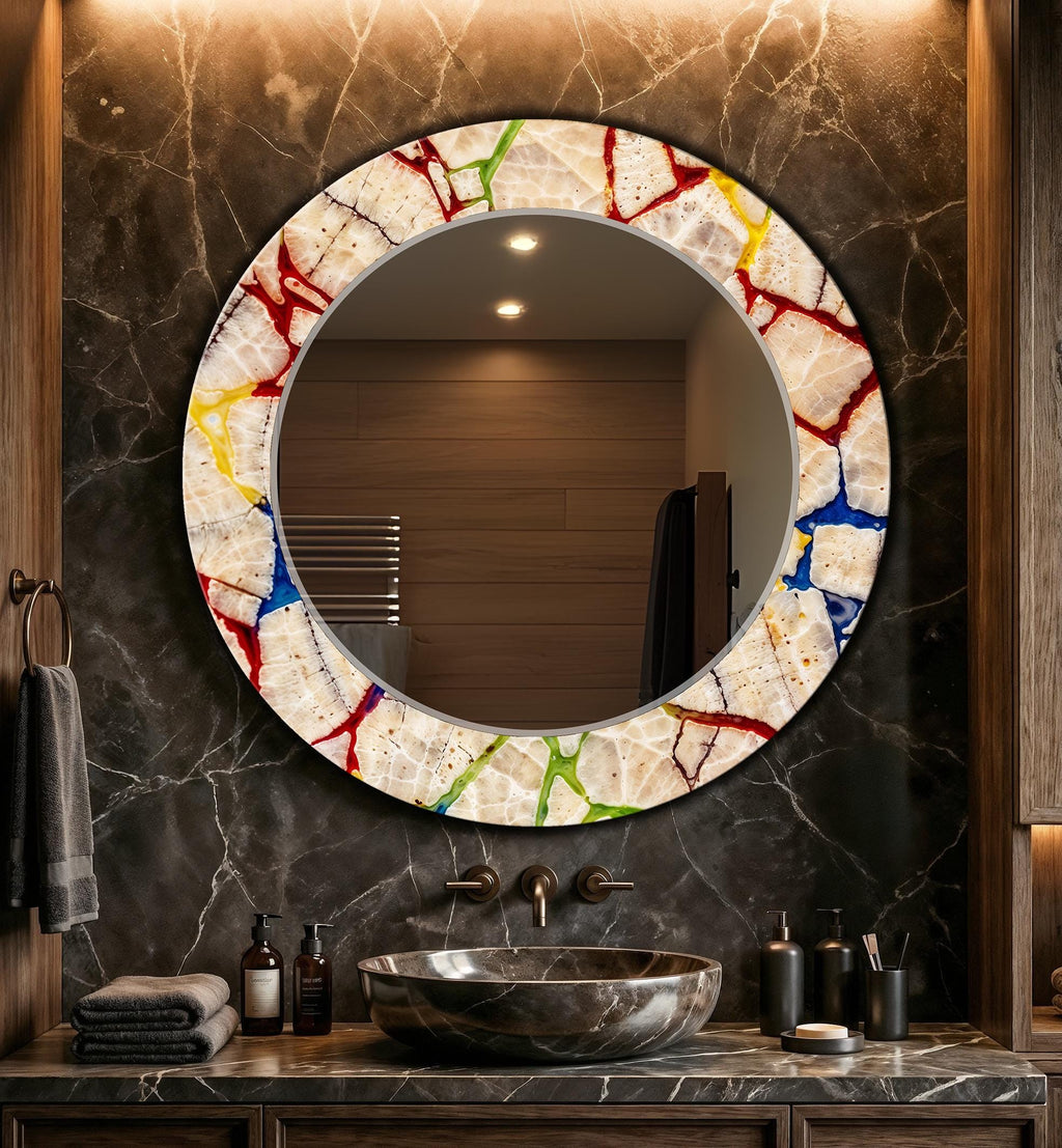 Customizable Mirror, Wall Art as Mirror | Decorative Mirror | Large Statement Mirror