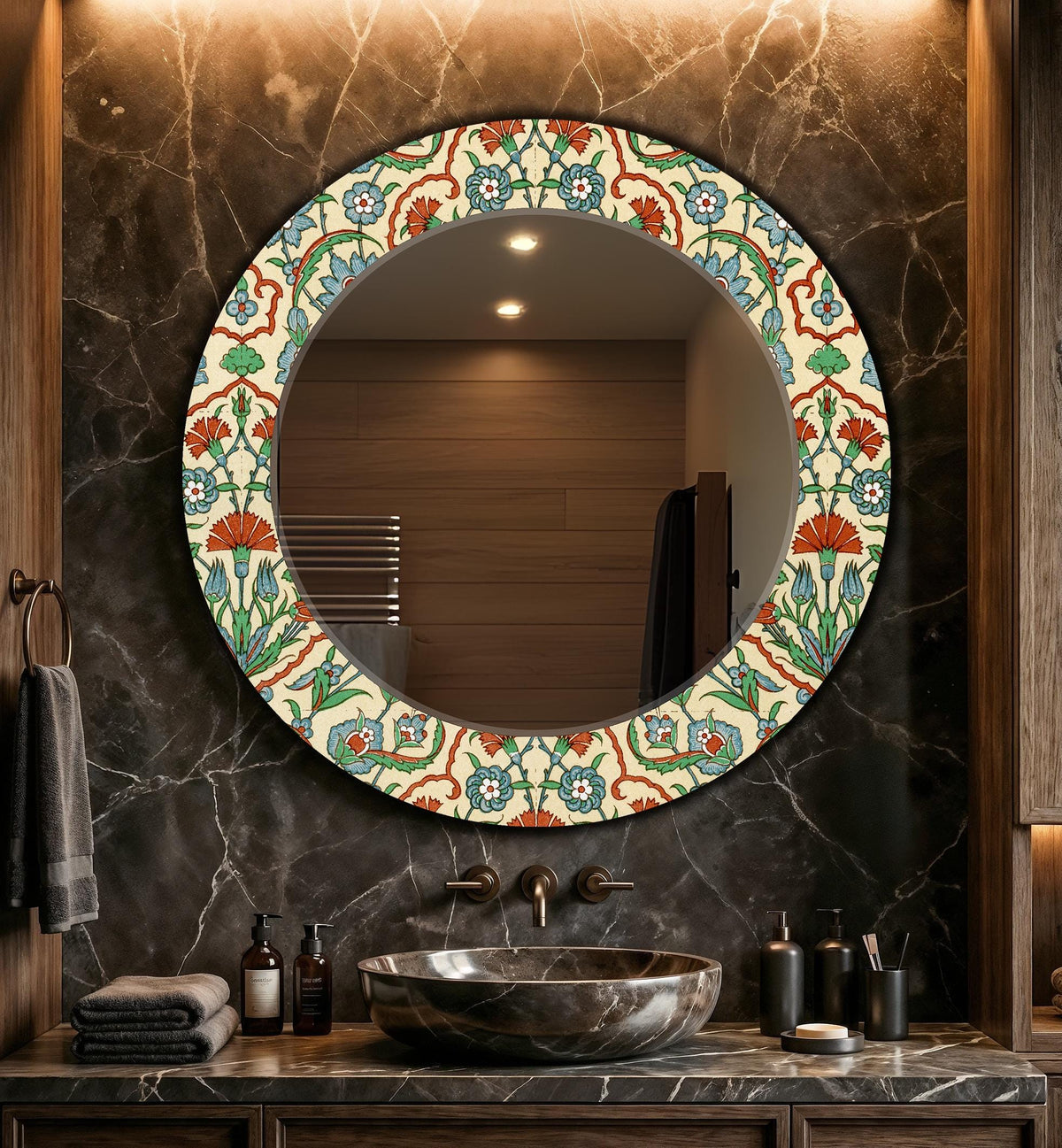 Customizable Mirror, Wall Art as Mirror | Decorative Mirror | Large Statement Mirror