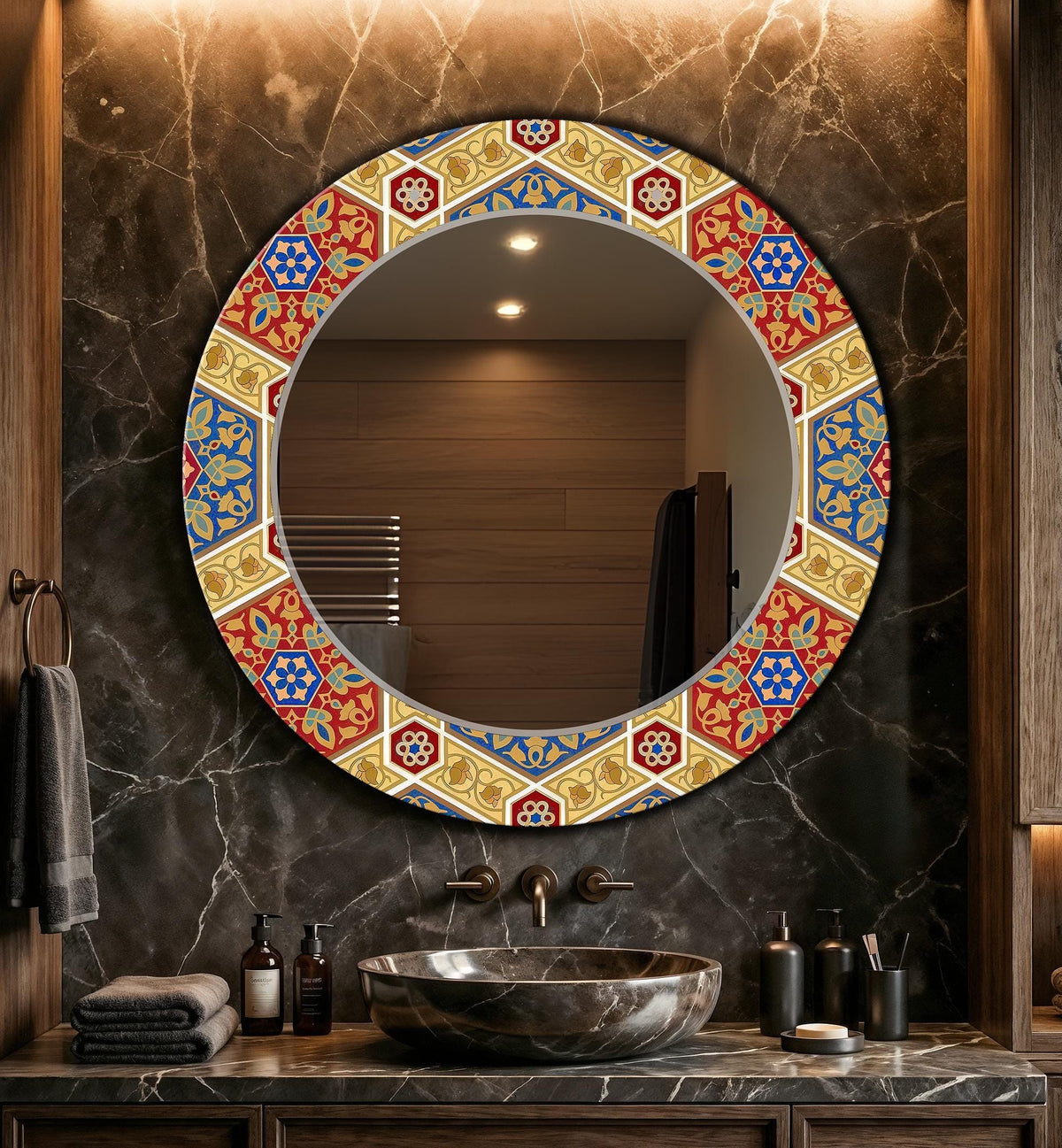 Customizable Mirror, Wall Art as Mirror | Decorative Mirror | Large Statement Mirror