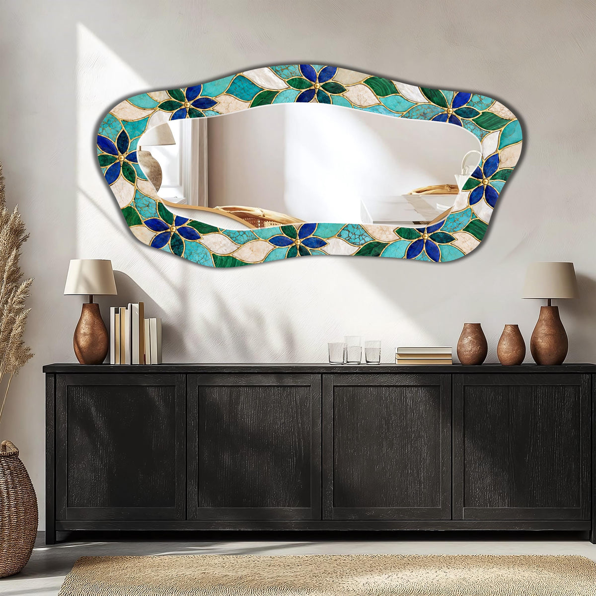 Customizable Mirror, Wall Art as Mirror | Decorative Mirror | Large Statement Mirror