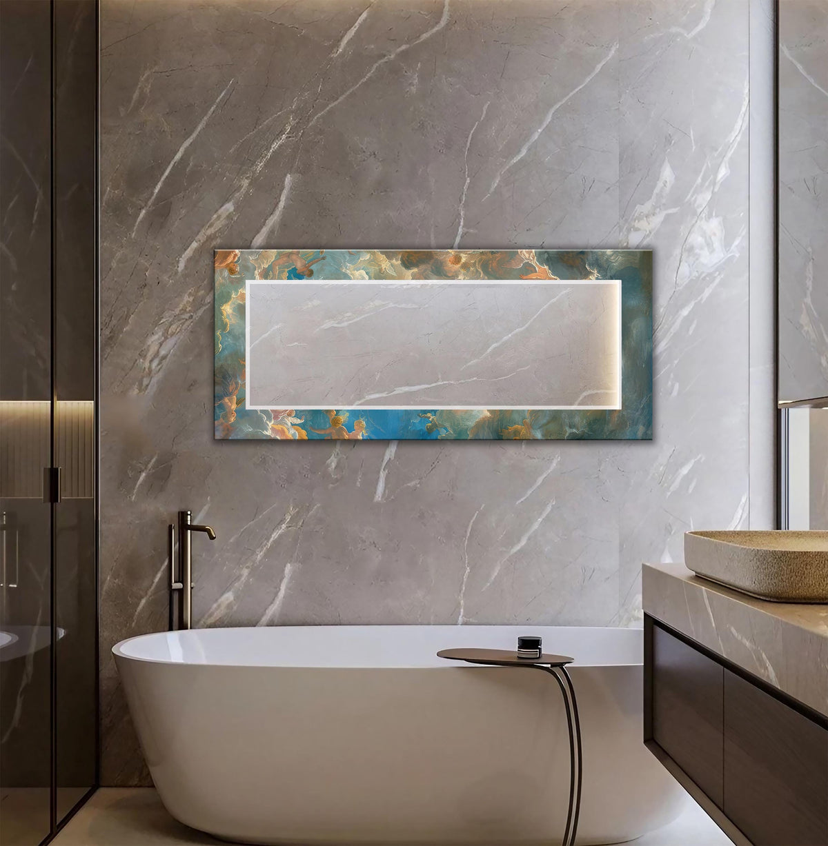 Customizable Mirror, Wall Art as Mirror | Decorative Mirror | Large Statement Mirror