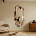 Customizable Wall Mirror, Organic Asymmetrical Full-Length Mirror