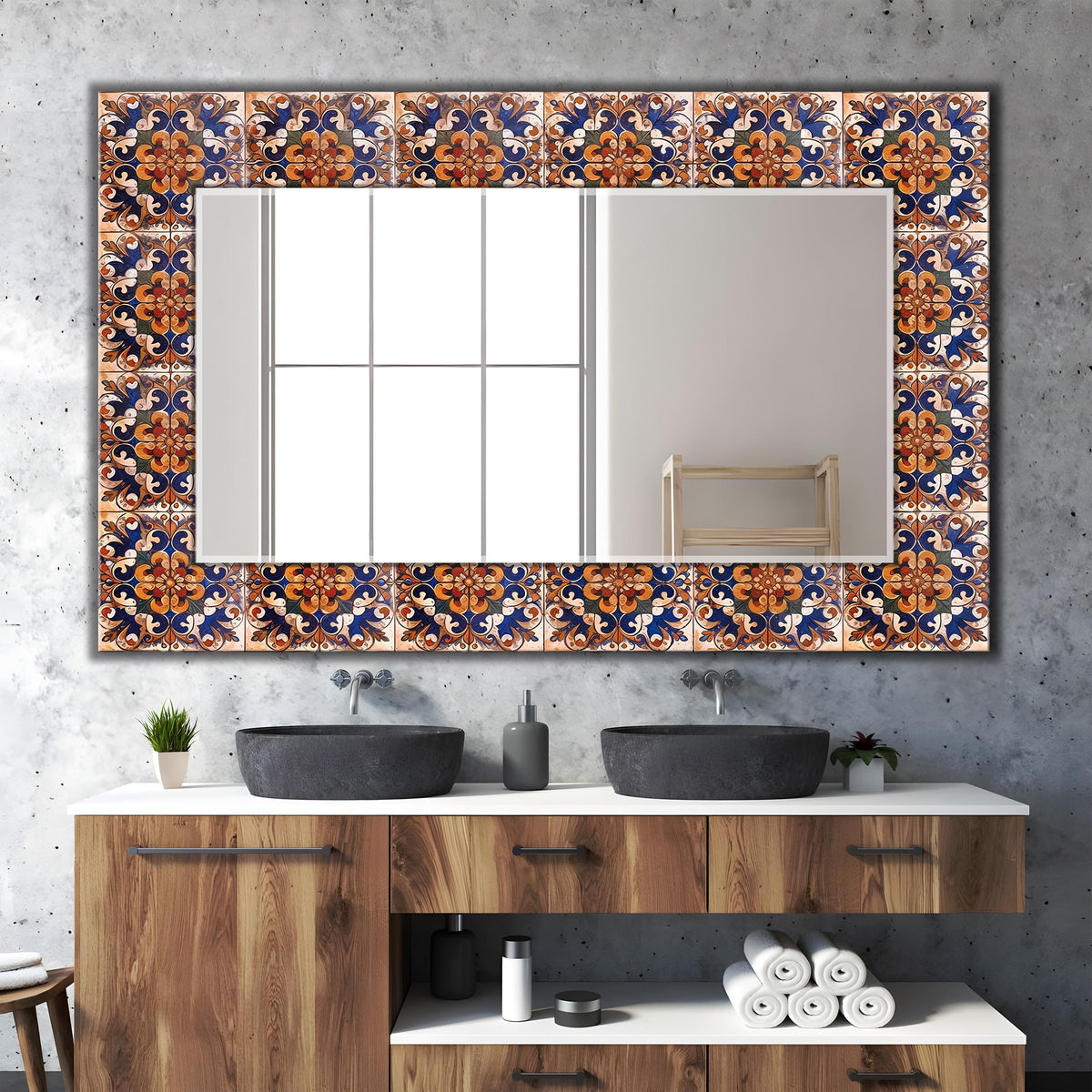 Customizable Mirror, Wall Art as Mirror | Decorative Mirror | Large Statement Mirror