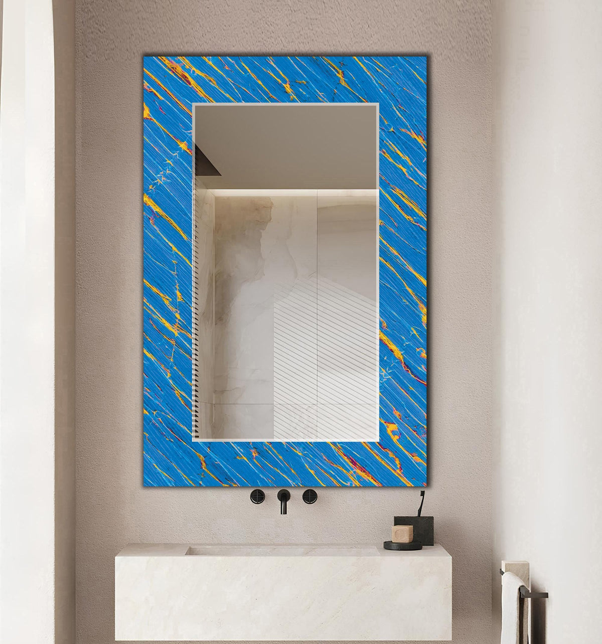 Customizable Mirror, Wall Art as Mirror | Decorative Mirror | Large Statement Mirror