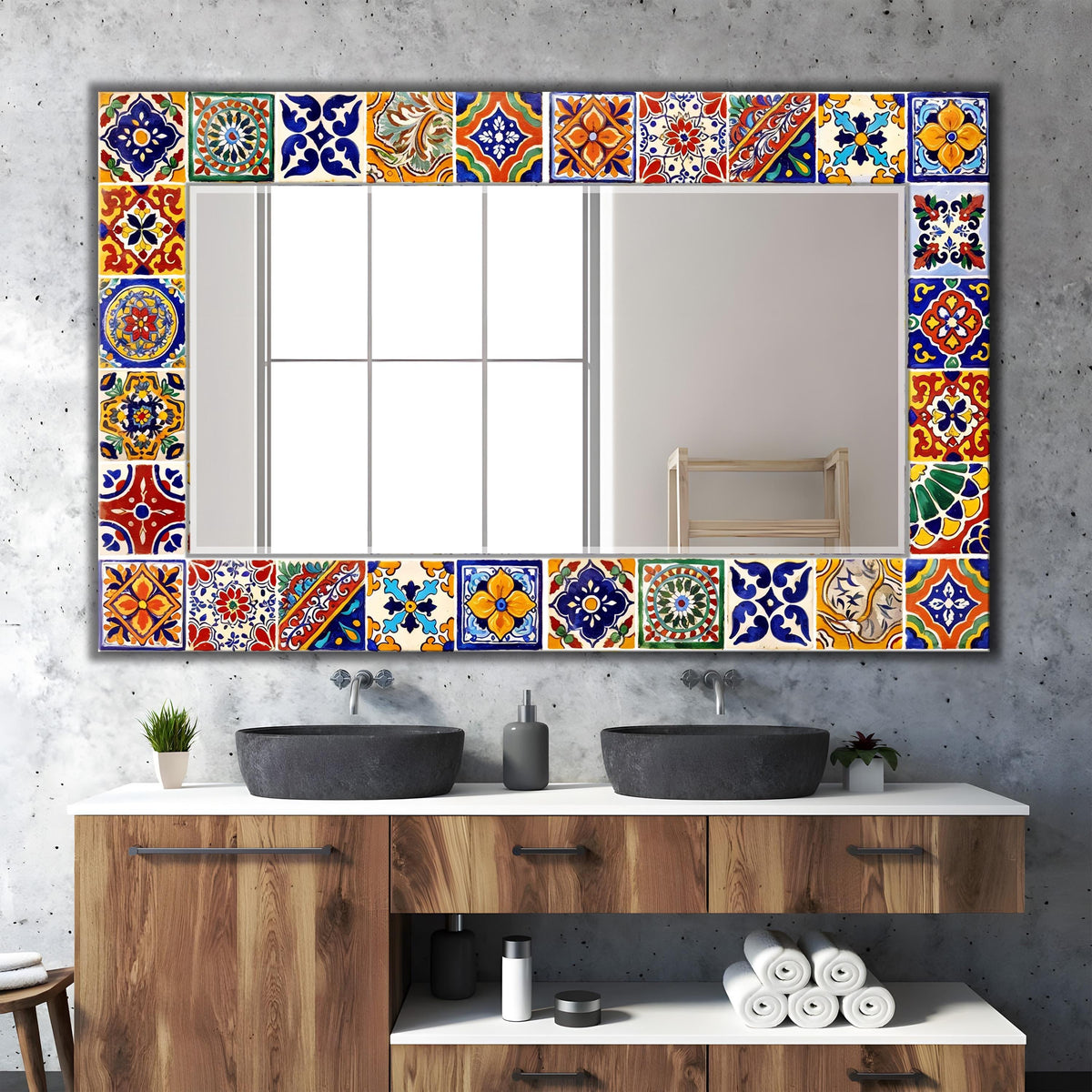 Customizable Mirror, Wall Art as Mirror | Decorative Mirror | Large Statement Mirror