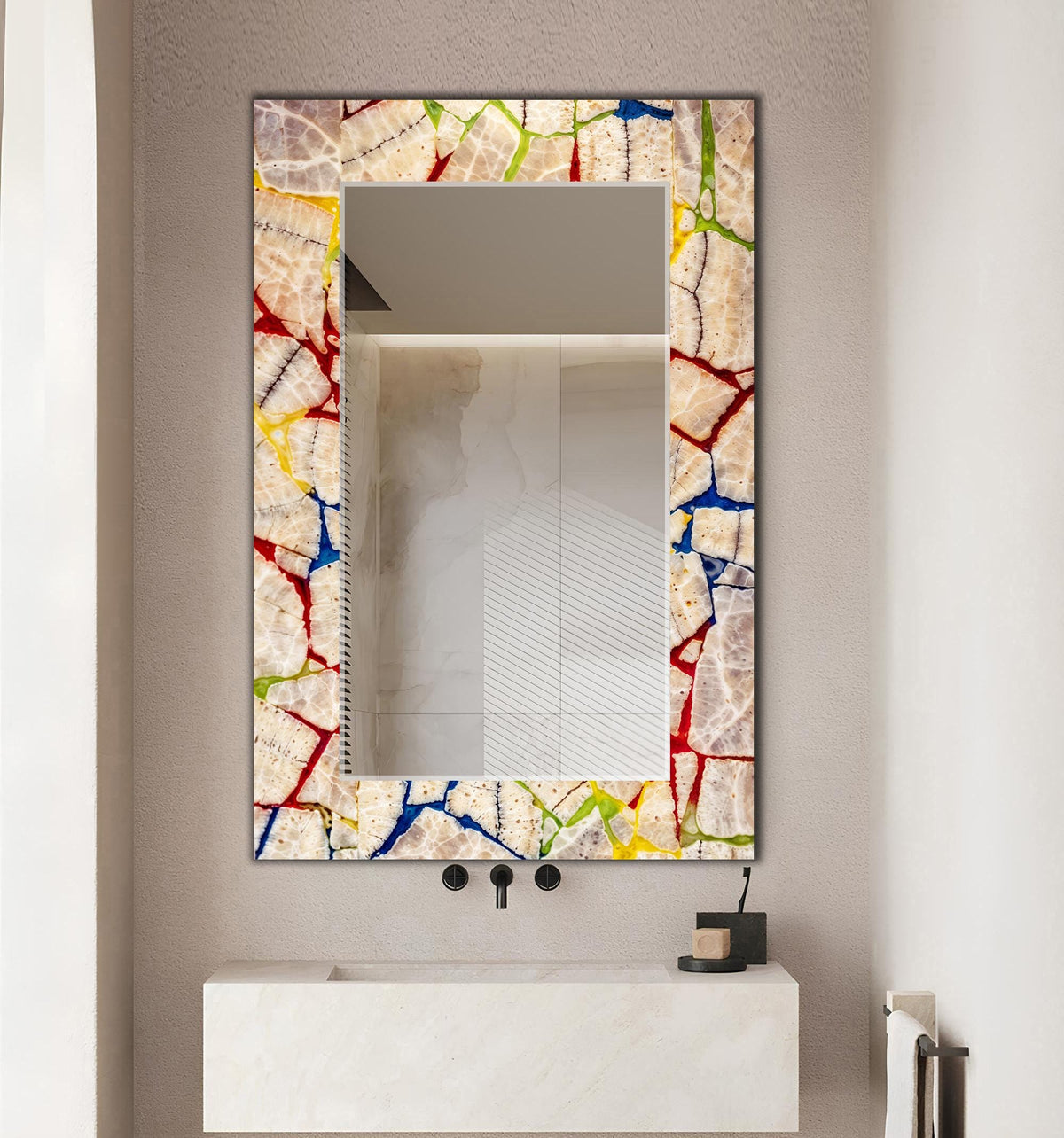 Customizable Mirror, Wall Art as Mirror | Decorative Mirror | Large Statement Mirror