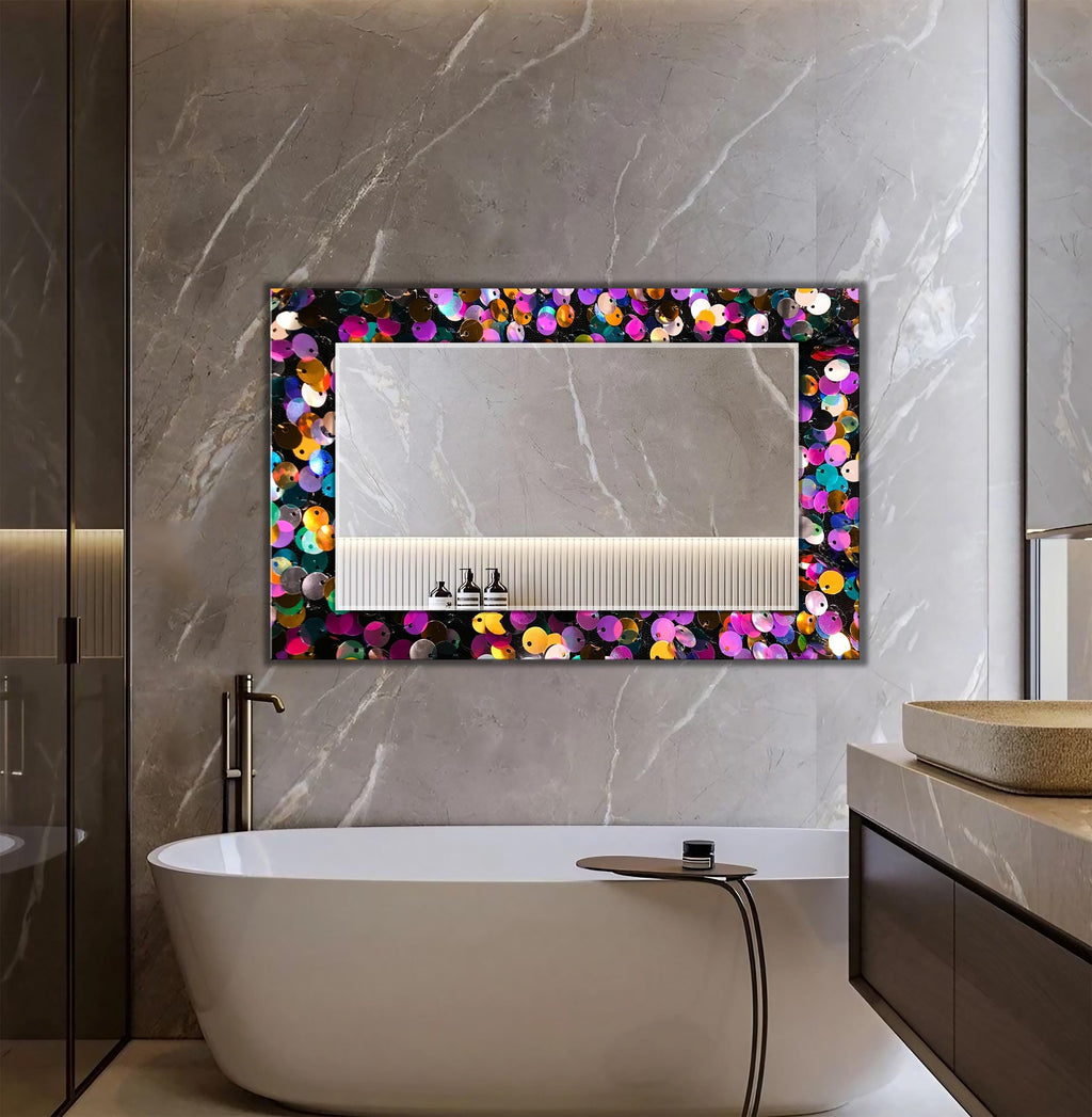 Customizable Mirror, Wall Art as Mirror | Decorative Mirror | Large Statement Mirror