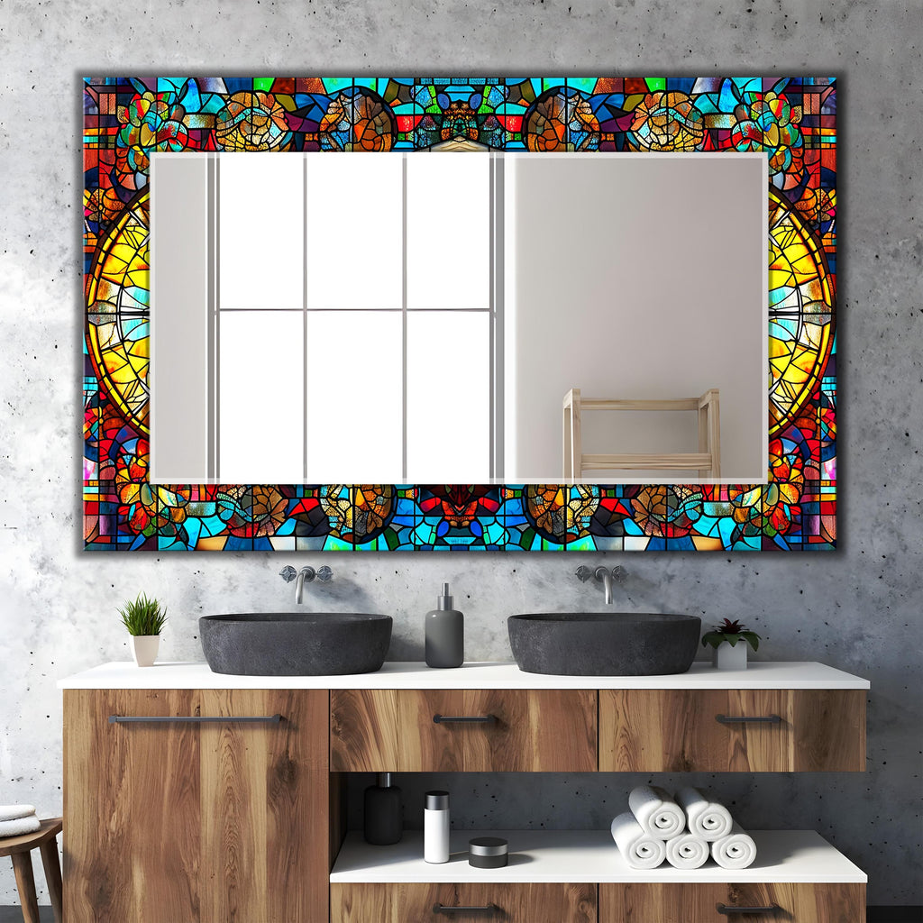Customizable Mirror, Wall Art as Mirror | Decorative Mirror | Large Statement Mirror