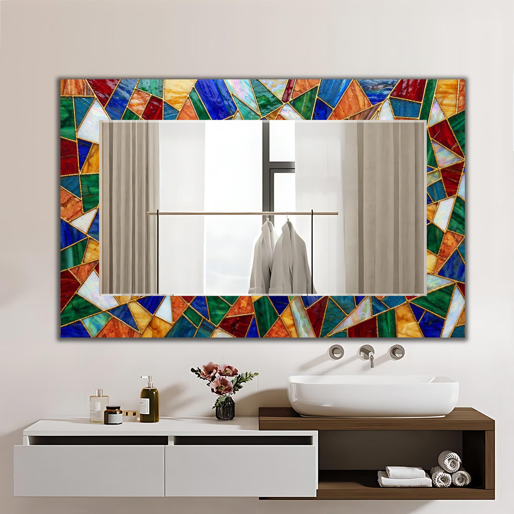 Customizable Mirror, Wall Art as Mirror | Decorative Mirror | Large Statement Mirror