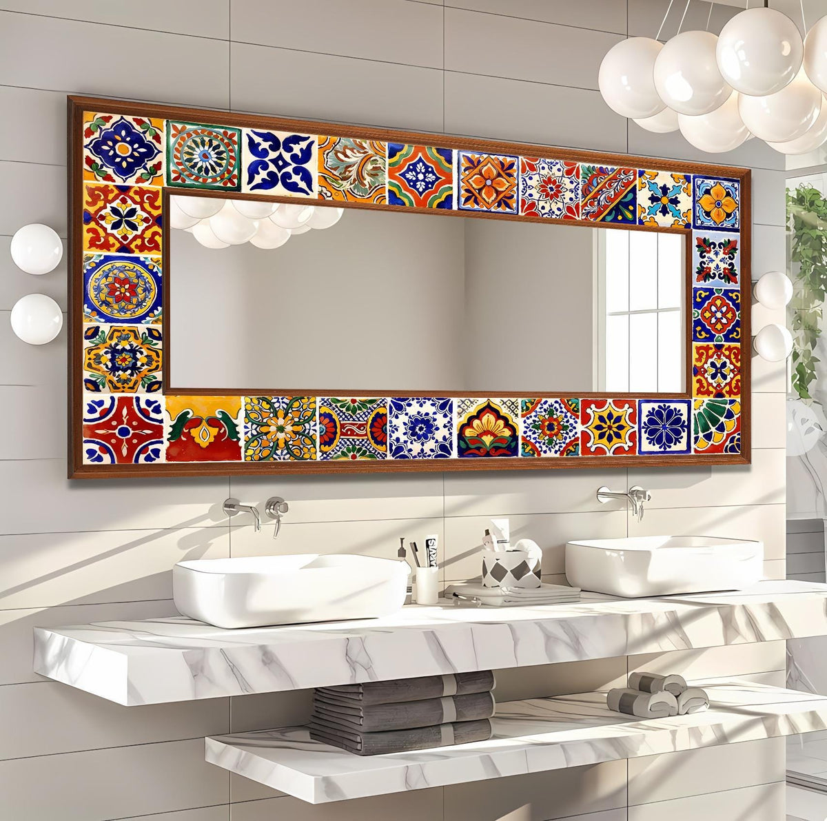 Customizable Mirror, Wall Art as Mirror | Decorative Mirror | Large Statement Mirror