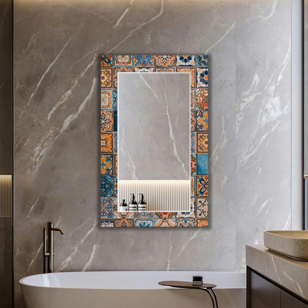 Customizable Mirror, Wall Art as Mirror | Decorative Mirror | Large Statement Mirror