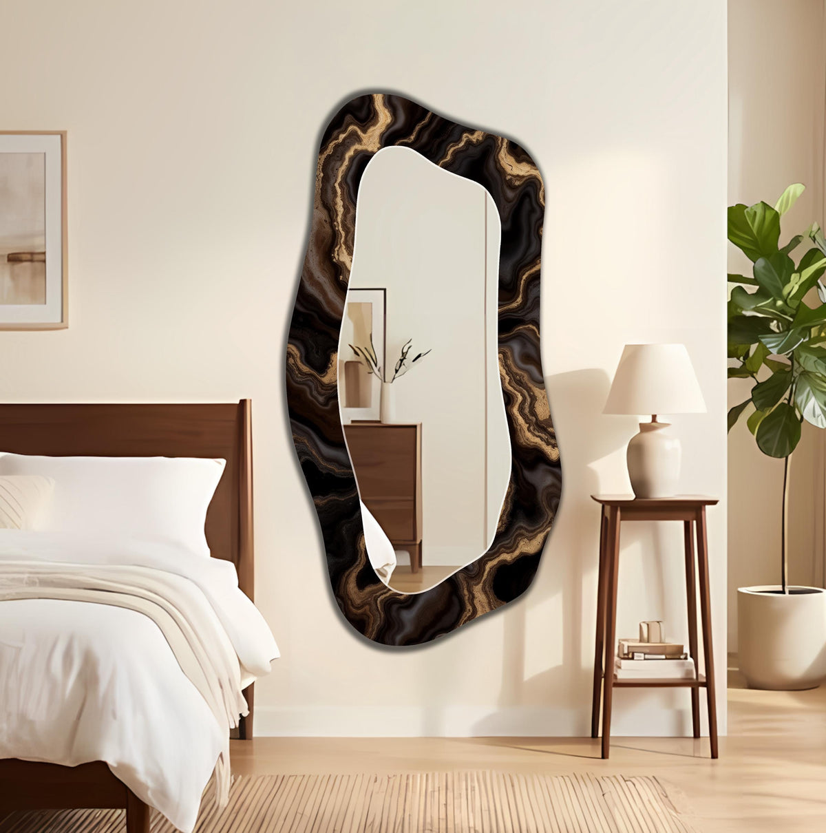 Customizable Mirror, Wall Art as Mirror | Decorative Mirror | Large Statement Mirror