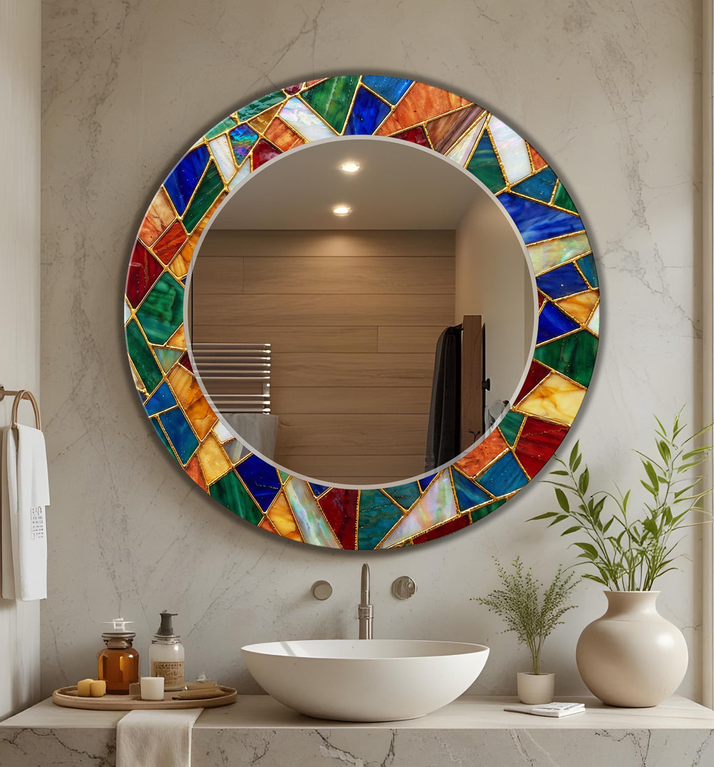 Customizable Mirror, Wall Art as Mirror | Decorative Mirror | Large Statement Mirror