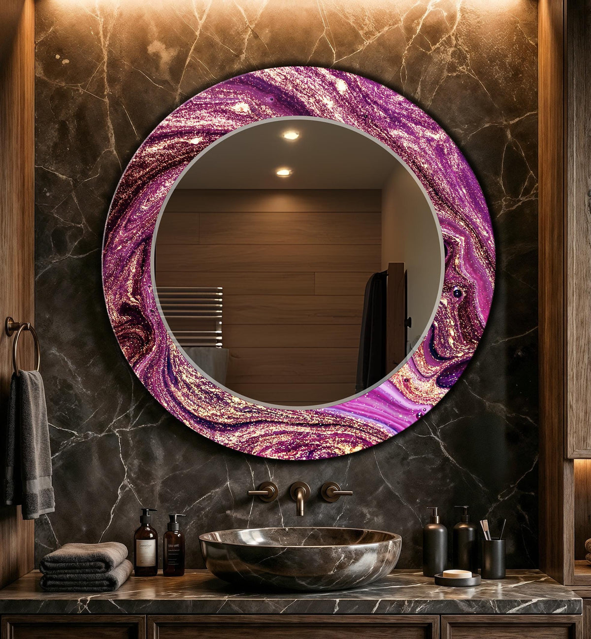Customizable Mirror, Wall Art as Mirror | Decorative Mirror | Large Statement Mirror