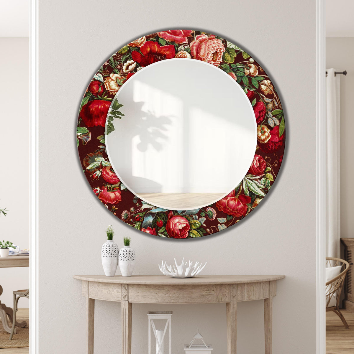 Customizable Mirror, Wall Art as Mirror | Decorative Mirror | Large Statement Mirror