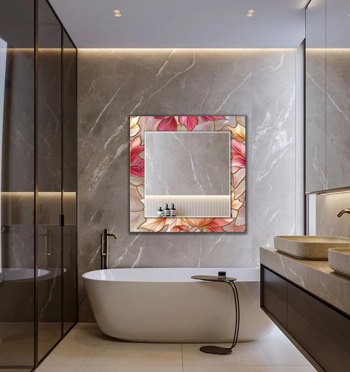 Customizable Mirror, Wall Art as Mirror | Decorative Mirror | Large Statement Mirror