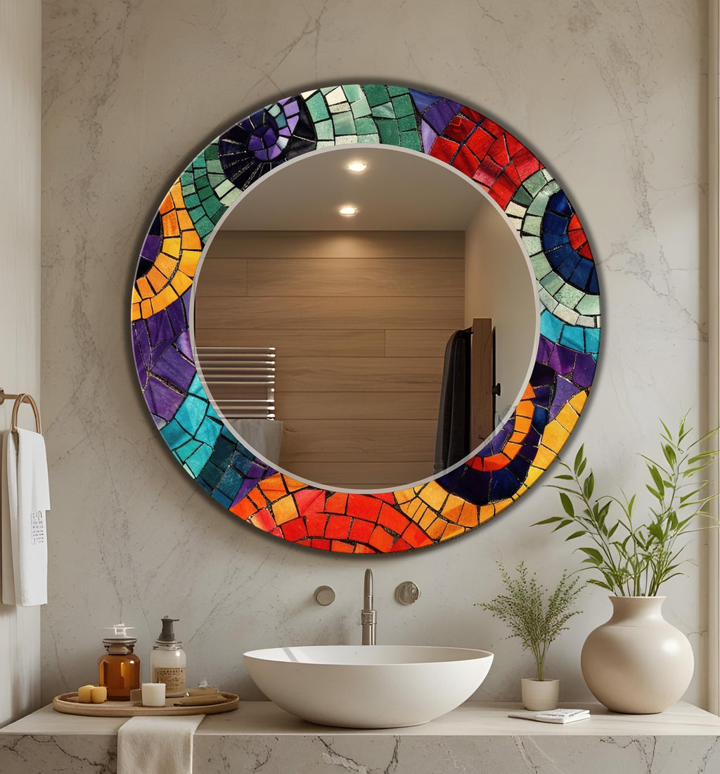 Customizable Mirror, Wall Art as Mirror | Decorative Mirror | Large Statement Mirror