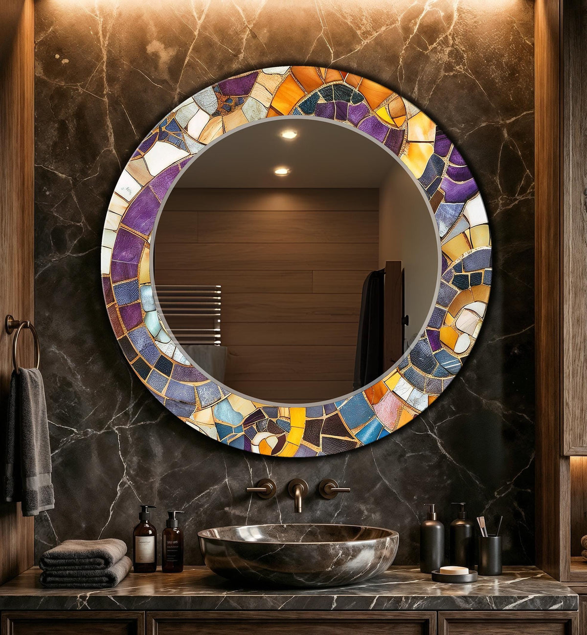 Customizable Mirror, Wall Art as Mirror | Decorative Mirror | Large Statement Mirror