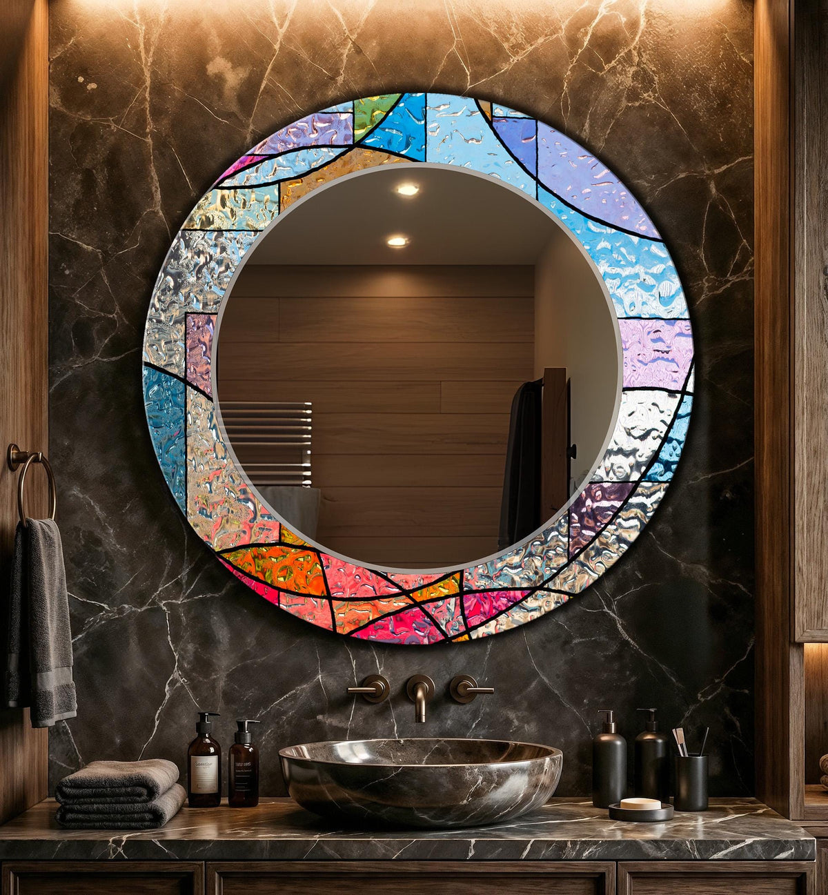 Customizable Mirror, Wall Art as Mirror | Decorative Mirror | Large Statement Mirror
