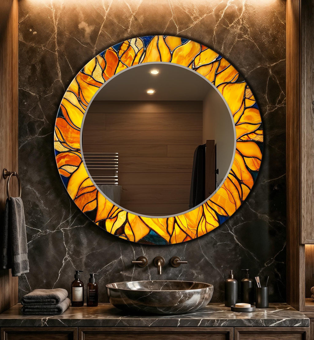 Customizable Mirror, Wall Art as Mirror | Decorative Mirror | Large Statement Mirror