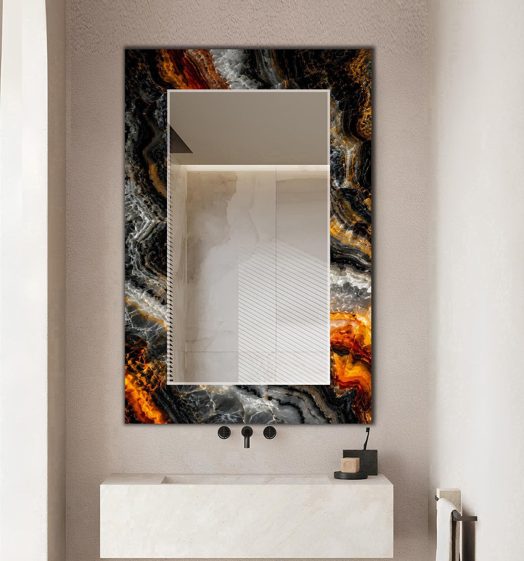 Customizable Mirror, Wall Art as Mirror | Decorative Mirror | Large Statement Mirror