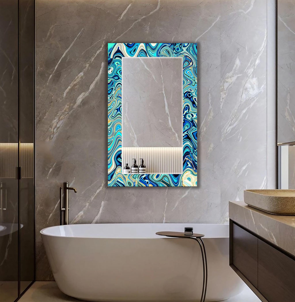 Customizable Mirror, Wall Art as Mirror | Decorative Mirror | Large Statement Mirror