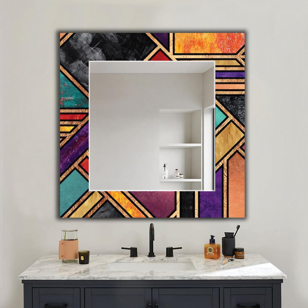 Customizable Mirror, Wall Art as Mirror | Decorative Mirror | Large Statement Mirror