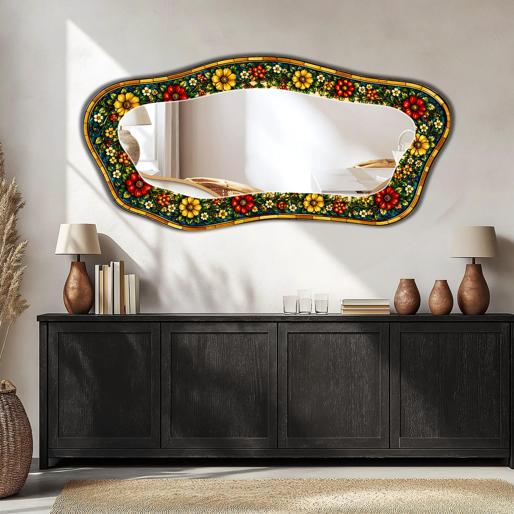 Customizable Mirror, Wall Art as Mirror | Decorative Mirror | Large Statement Mirror