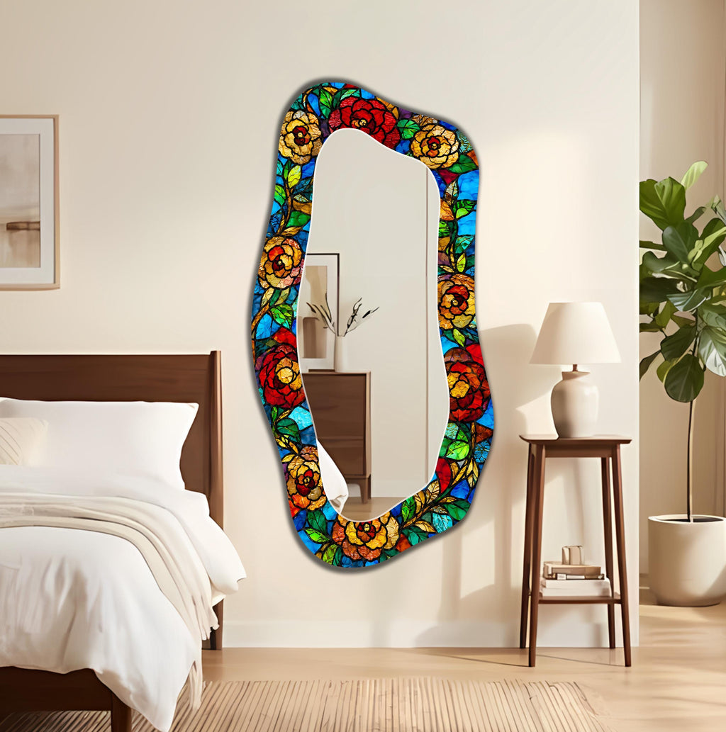 Customizable Mirror, Wall Art as Mirror | Decorative Mirror | Large Statement Mirror