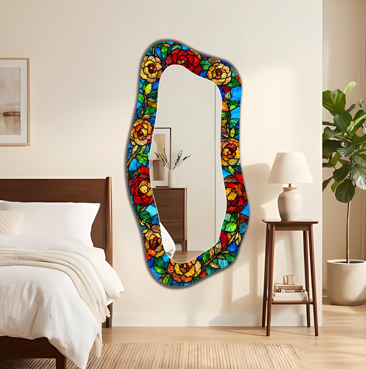Customizable Mirror, Wall Art as Mirror | Decorative Mirror | Large Statement Mirror