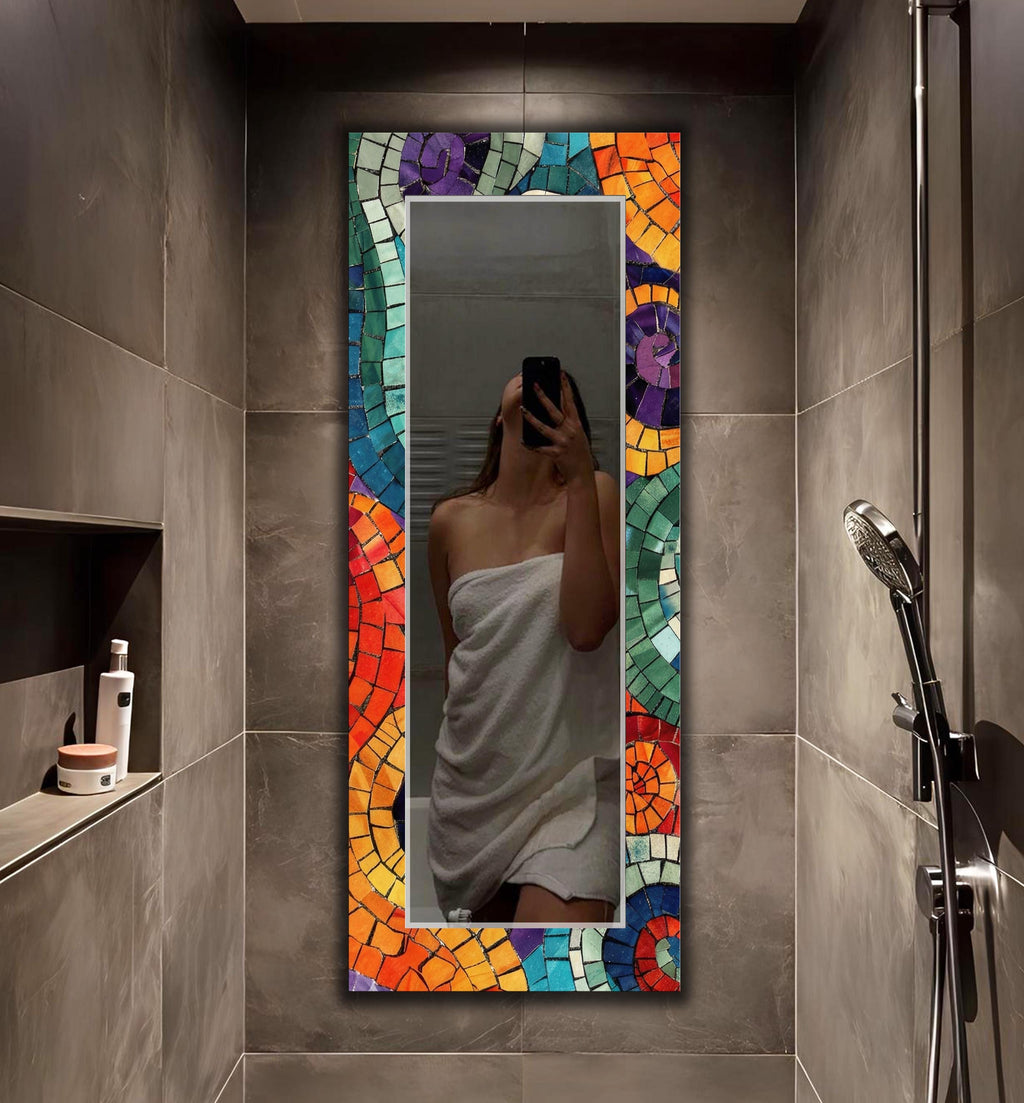 Customizable Mirror, Wall Art as Mirror | Decorative Mirror | Large Statement Mirror