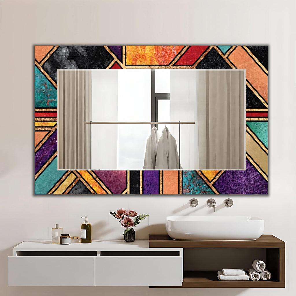 Customizable Mirror, Wall Art as Mirror | Decorative Mirror | Large Statement Mirror