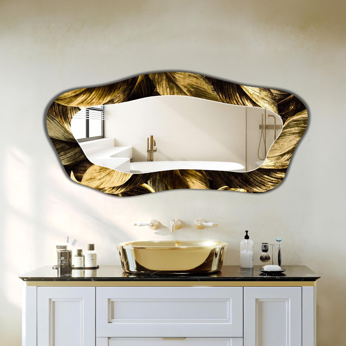 Customizable Mirror, Wall Art as Mirror | Decorative Mirror | Large Statement Mirror