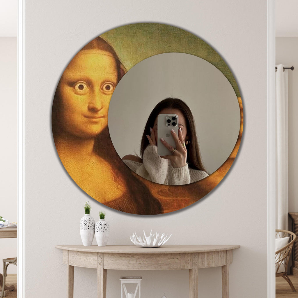 Customizable Mirror, Wall Art as Mirror | Decorative Mirror | Large Statement Mirror