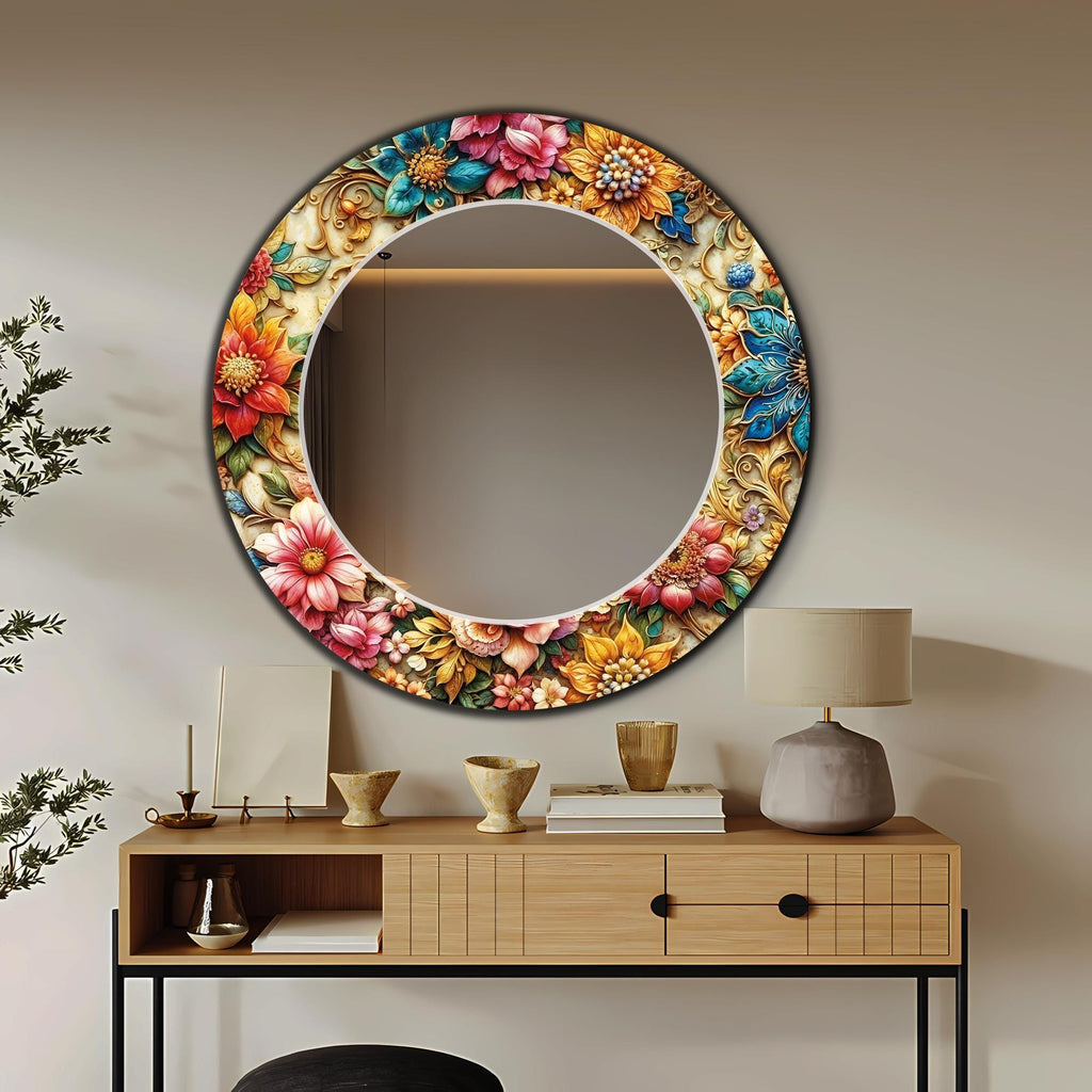 Customizable Mirror, Wall Art as Mirror | Decorative Mirror | Large Statement Mirror