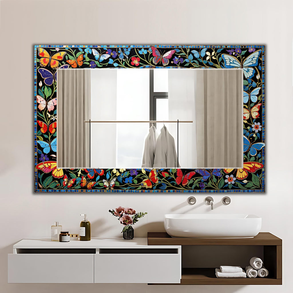 Customizable Mirror, Wall Art as Mirror | Decorative Mirror | Large Statement Mirror