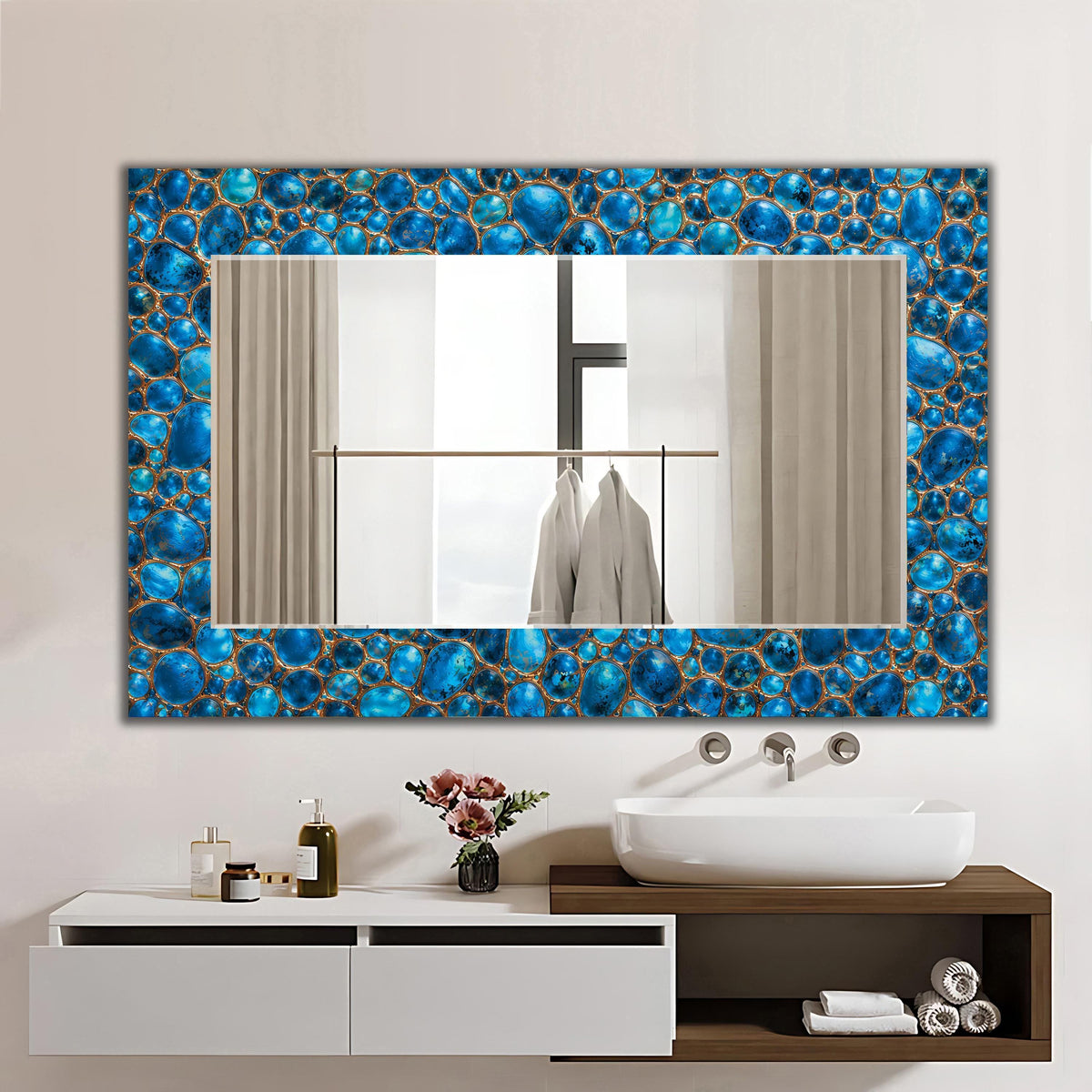 Customizable Mirror, Wall Art as Mirror | Decorative Mirror | Large Statement Mirror
