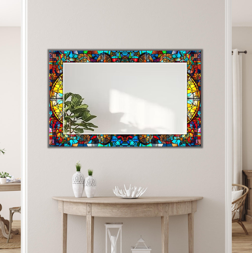 Customizable Mirror, Wall Art as Mirror | Decorative Mirror | Large Statement Mirror
