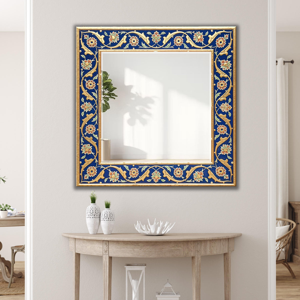 Customizable Mirror, Wall Art as Mirror | Decorative Mirror | Large Statement Mirror
