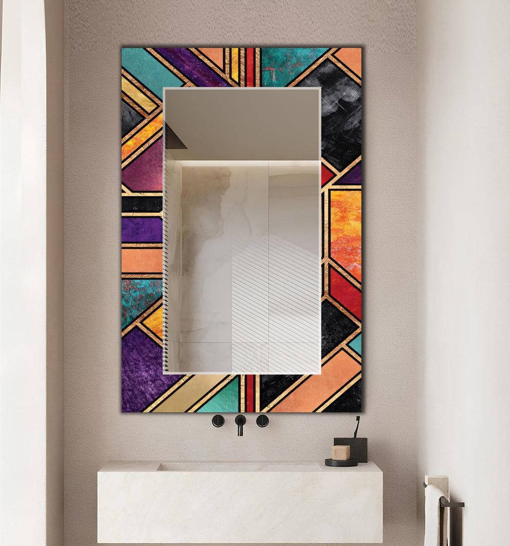 Customizable Mirror, Wall Art as Mirror | Decorative Mirror | Large Statement Mirror