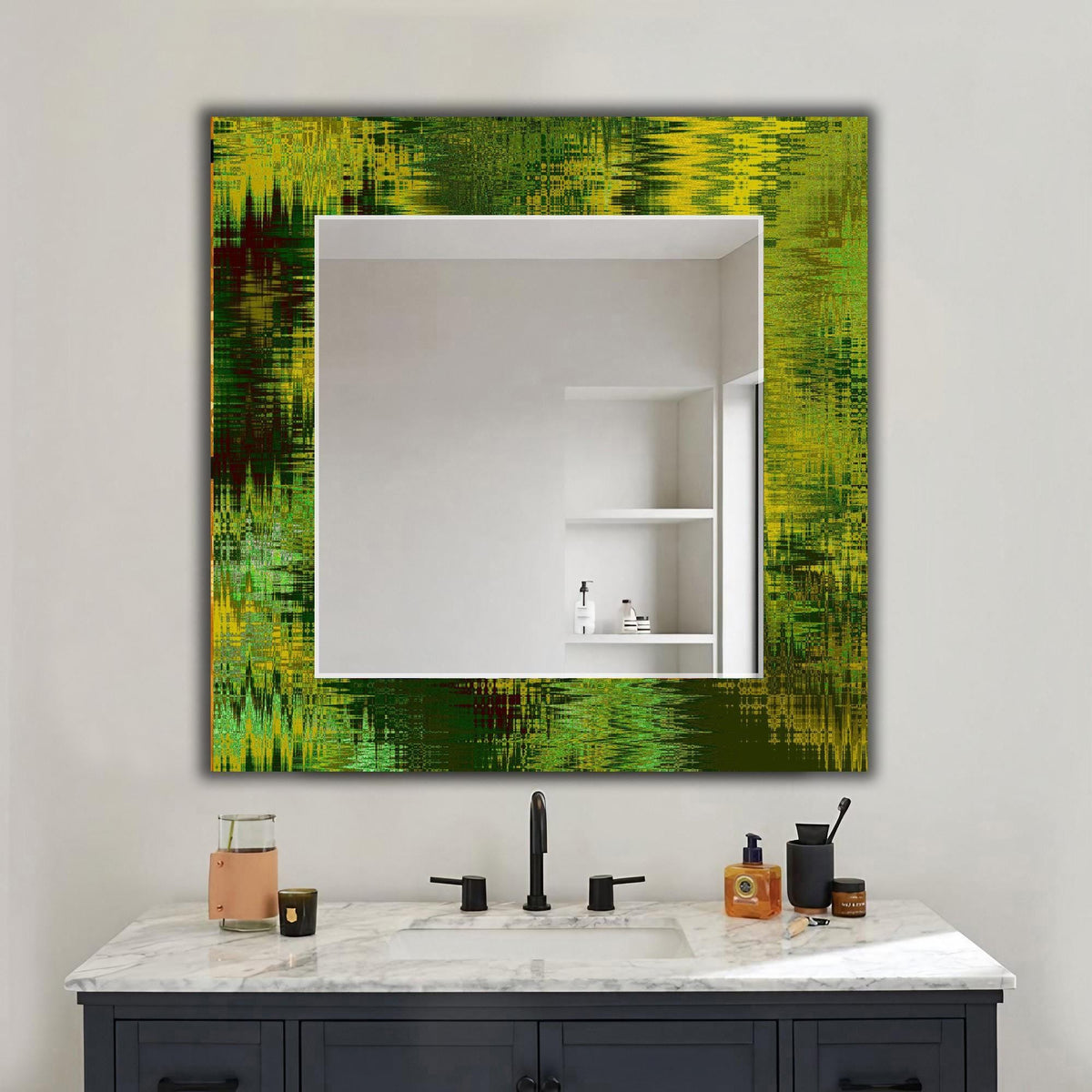 Customizable Mirror, Wall Art as Mirror | Decorative Mirror | Large Statement Mirror