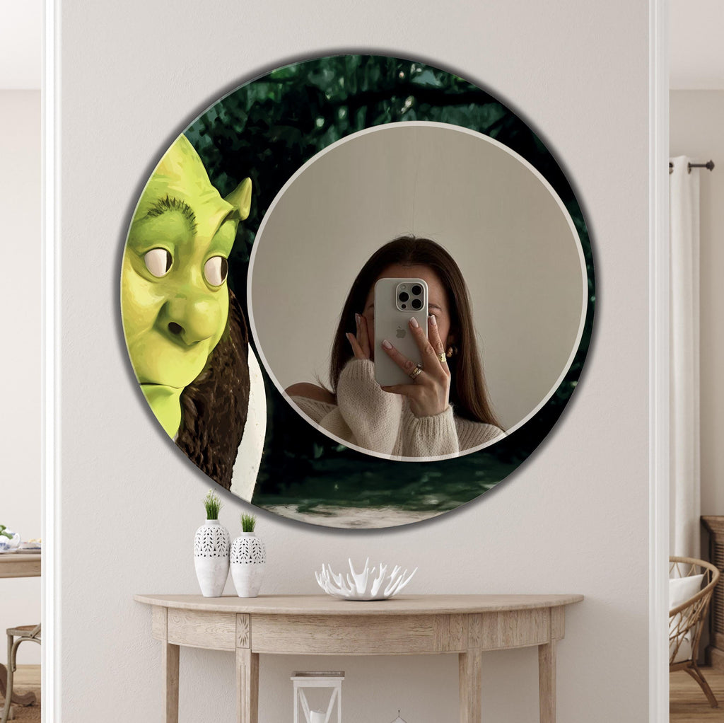 Customizable Mirror, Wall Art as Mirror | Decorative Mirror | Large Statement Mirror