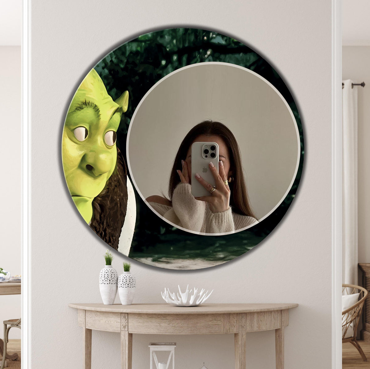 Customizable Mirror, Wall Art as Mirror | Decorative Mirror | Large Statement Mirror